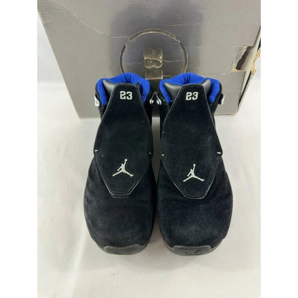 Nike Air Jordan 18 OG 'Black Sport Royal' 2003 305869-041 Men's Size 9.5